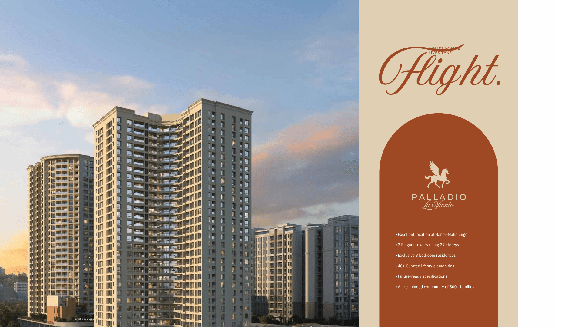 Palladio LaViento, 3 BHK in Sus, Pune, Pune